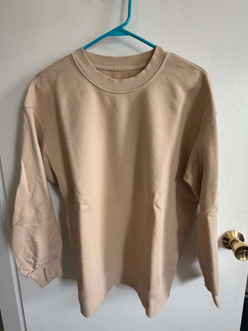Lululemon Perfectly Oversized Crew Sweatshirt -  Cafe Au Lait